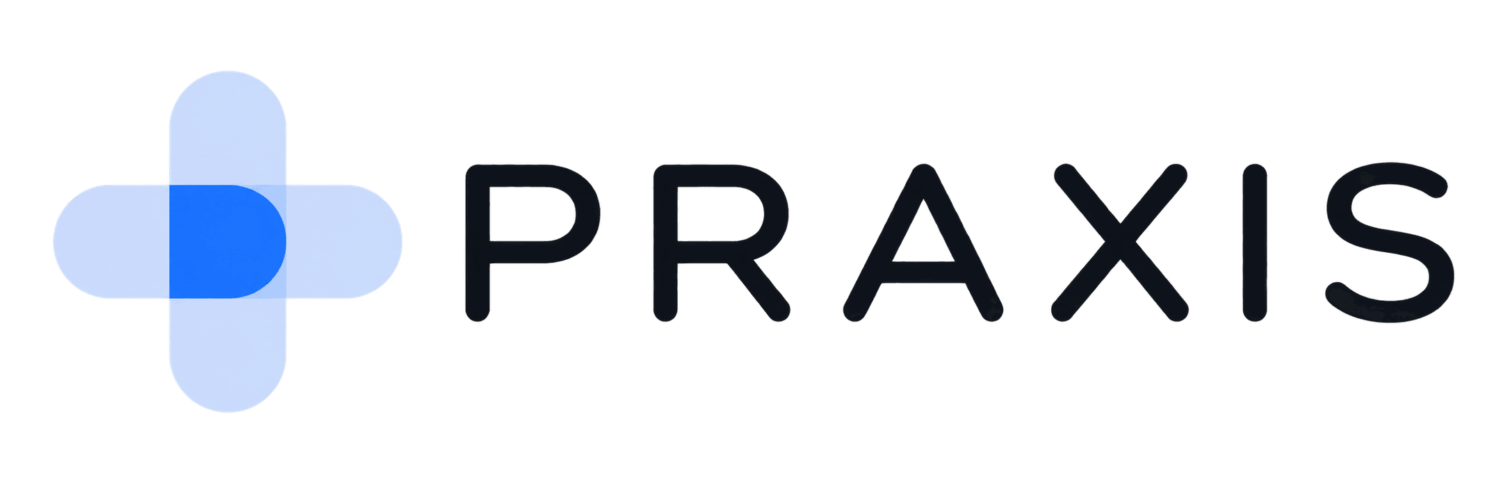 Logo de PRAXIS, consultorio digital para médicos y clínicas